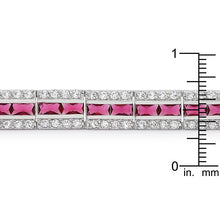 Balboa Red Cubic Zirconia Bracelet