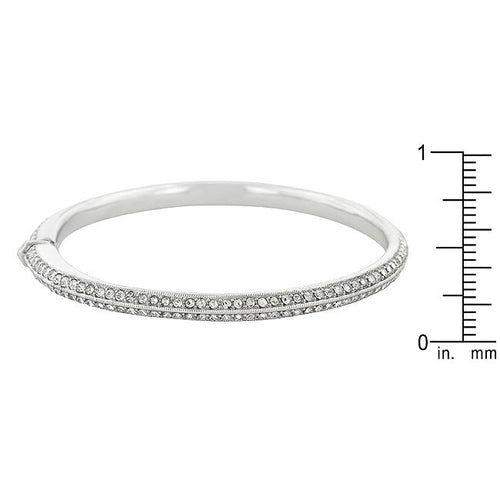 Crystal Embellished Bangle Bracelet