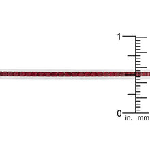Channel-Set Garnet Cubic Zirconia Cuff