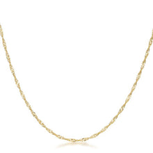 16 Inch Gold Twisted Fashion Chain