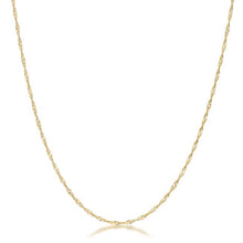 16 Inch Gold Twisted Fashion Chain