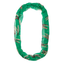 Dragonfly Turquoise Infinity Scarf