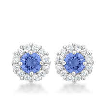 Bella Bridal Earrings in Light Purple