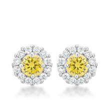 Bella Bridal Earrings in Yellow