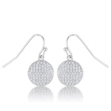 .6 Ct Elegant CZ Disk Earrings