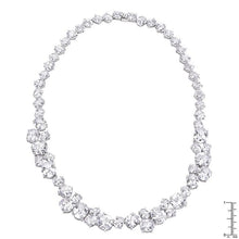 Bejeweled Cubic Zirconia Collar Necklace