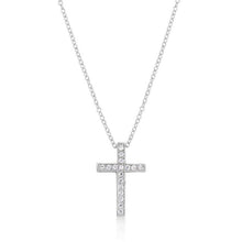 Cubic Zirconia Bling Cross Pendant