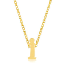 Golden Initial I Pendant