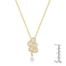 Goldtone Twisting Snake Pendant