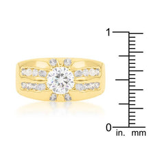 Cubic Zirconia Sunrise Ring