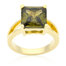 Olive Green Gypsy Ring