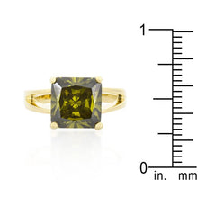 Olive Green Gypsy Ring