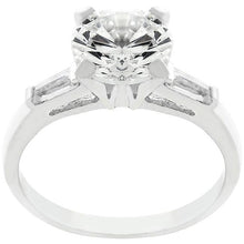 Classic Triple White Engagement Ring
