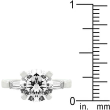 Classic Triple White Engagement Ring