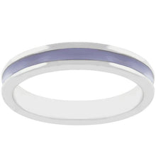 Lavender Enamel Eternity Ring