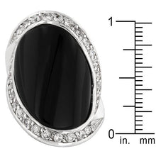 Pave Trim Onyx Ring
