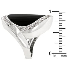 Pave Trim Onyx Ring