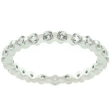 Silver Lace Eternity Band