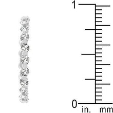 Silver Lace Eternity Band