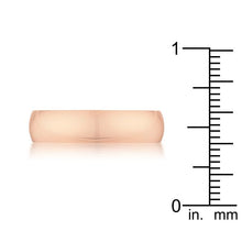 5 mm IPG Rose Gold Stainless Steel Band