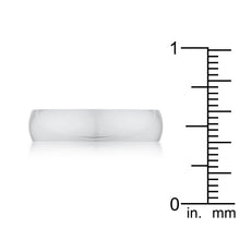 5 mm Stainless Wedding Band
