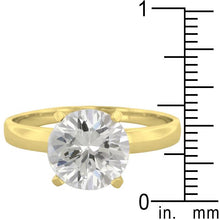 Timeless Gold Solitaire Engagement Ring