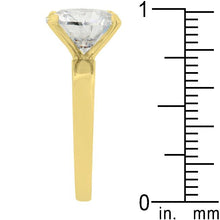 Timeless Gold Solitaire Engagement Ring