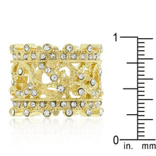 Golden Filigree Eternity Band