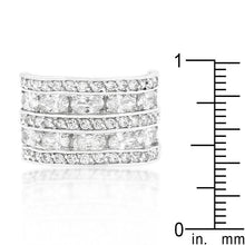 Cubic Zirconia Tiered Ring