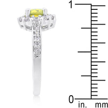 Bella Birthstone Engagement Ring in Yellow