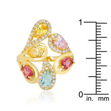 Multi-Color Cocktail Ring