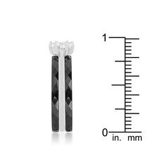 Three Ring Ceramic Set Black