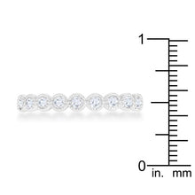 Bea 0.27ct CZ Rhodium Delicate Band