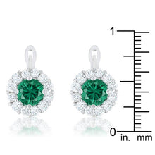Emerald Simple Drop Earrings