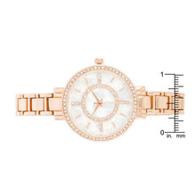 Classic Metal Watch With Crystals