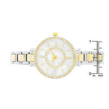 Classic Metal Watch With Crystals