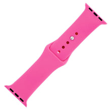 Hot Pink Silicone Sports Watch Band 42mm