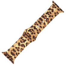 Exotic Cheetah Silicone Sports Watch Band 38mm